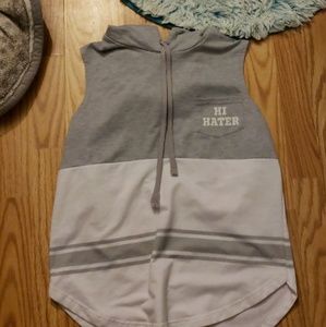 Hooded tank top